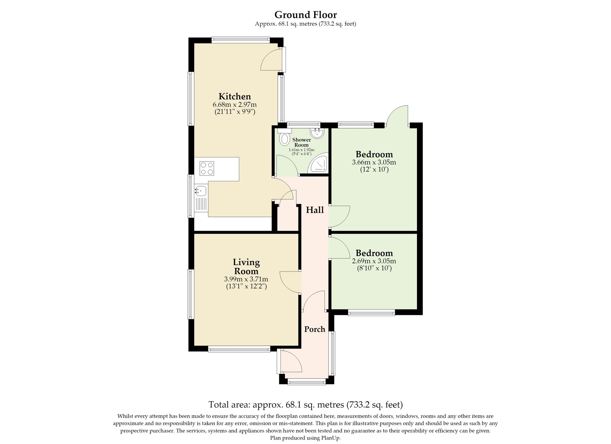 113 Bedingfield Crescent, Halesworth floorplan