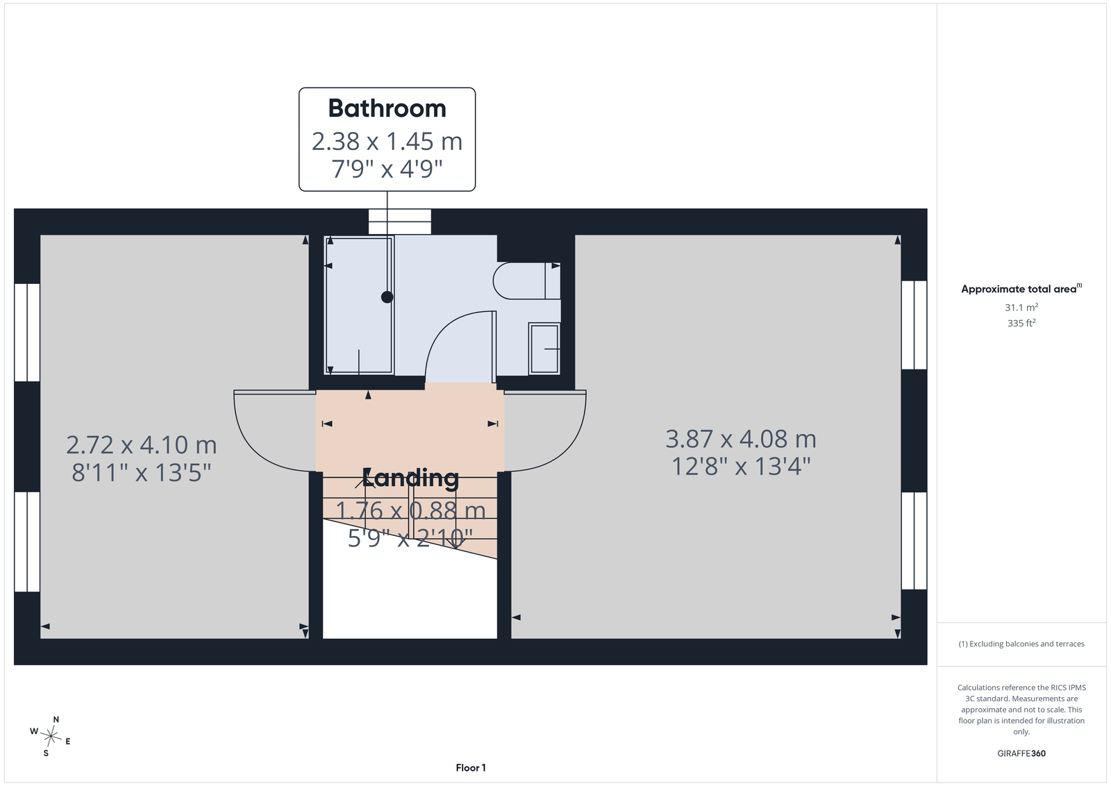 The Links,2, Petitor Road, Torquay floorplan
