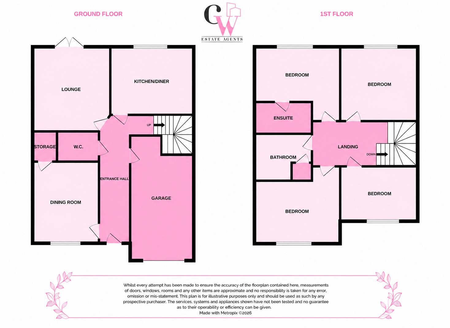 1, Shire Walk, Winsford floorplan