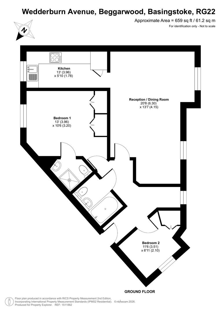 4, Wedderburn Avenue, Basingstoke floorplan