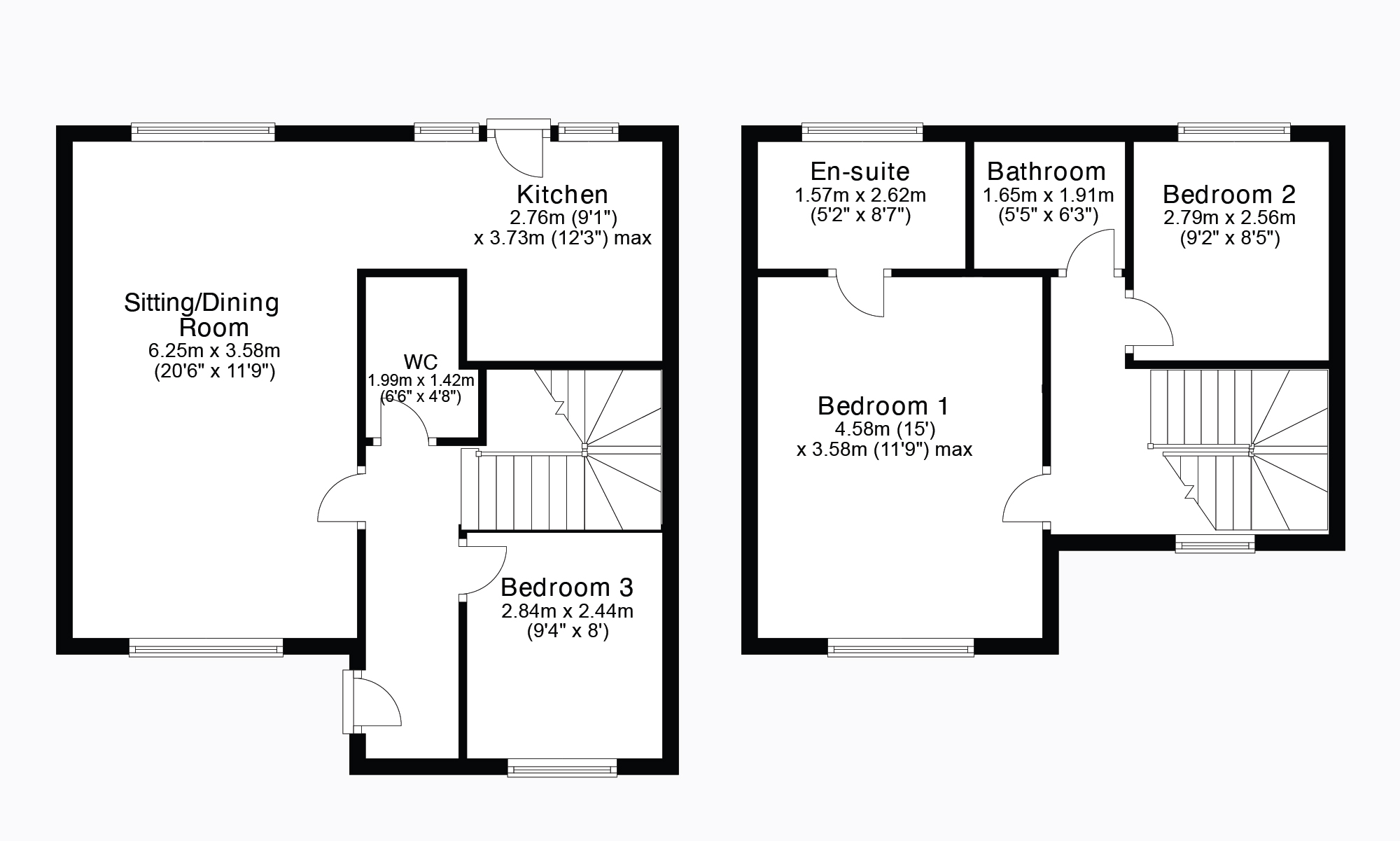 Gartcows Drive, Falkirk, Stirlingshire FK1, 3 bedroom terraced house