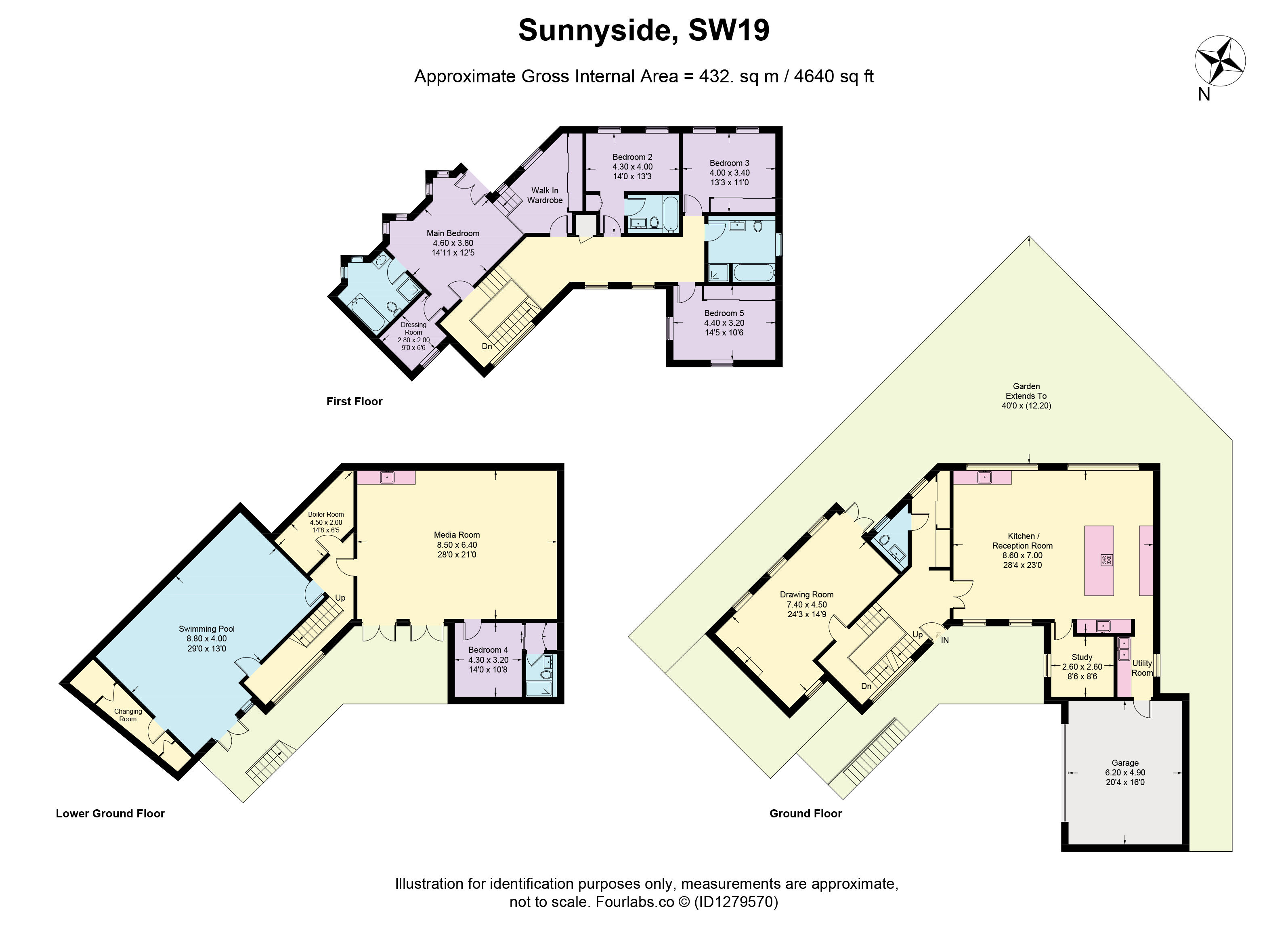 5, Sunnyside, Wimbledon floorplan