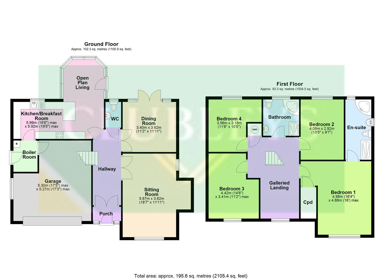 2, School Rise, North Newbald floorplan