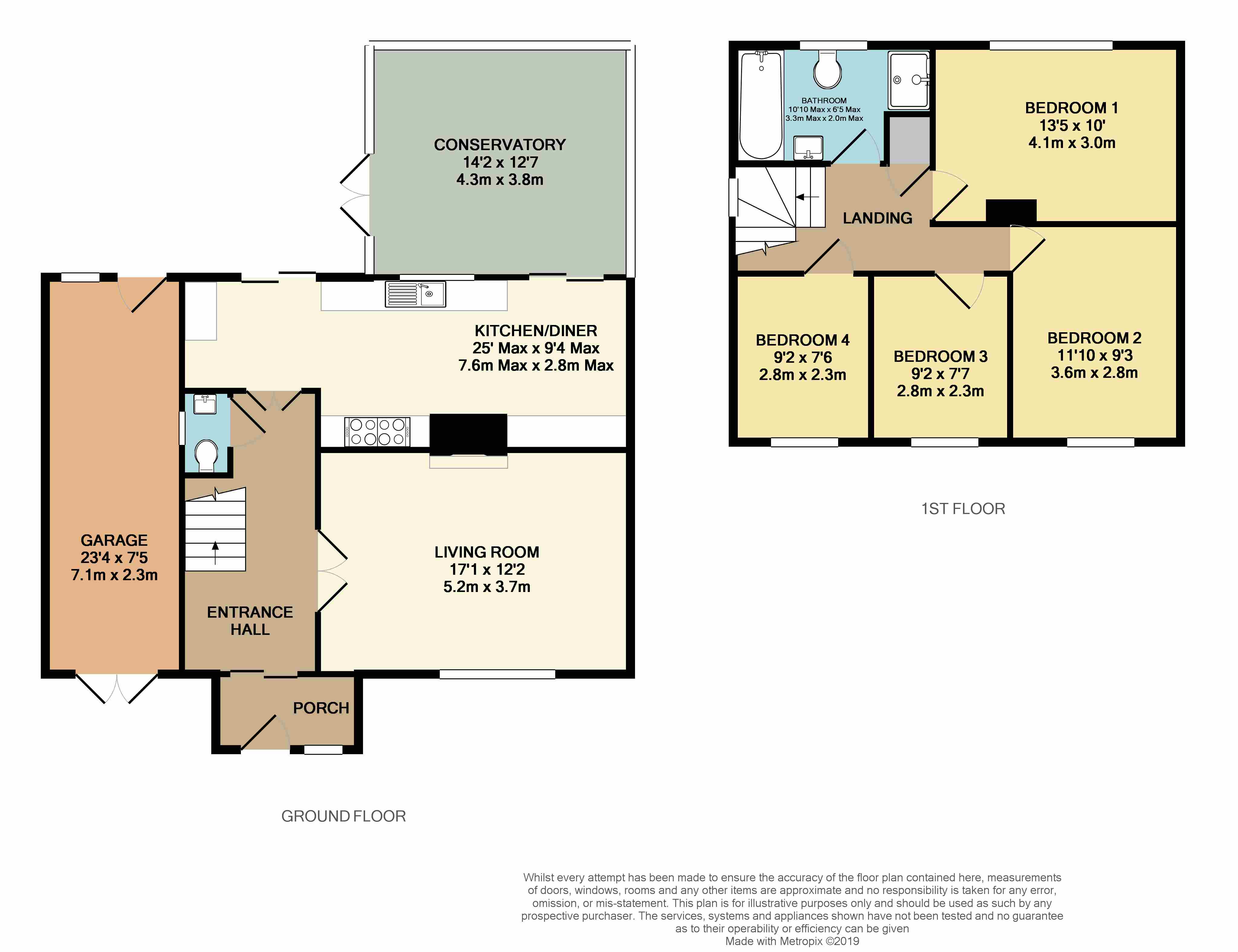 4 Bedrooms Semi-detached house for sale in Manners Road, Woodley, Reading, Berkshire RG5