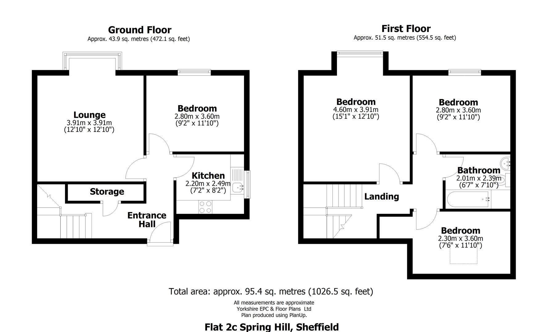 Springhill Court, Sheffield floorplan