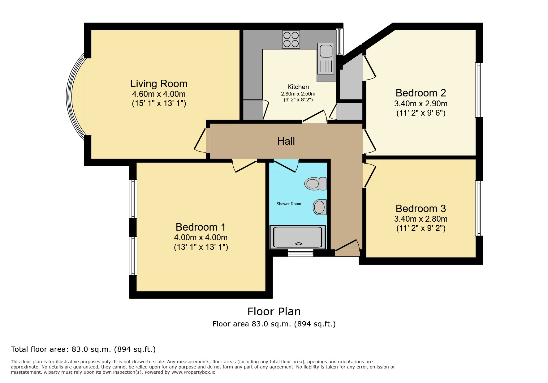10 Green Court, Green Lane, Edgware floorplan