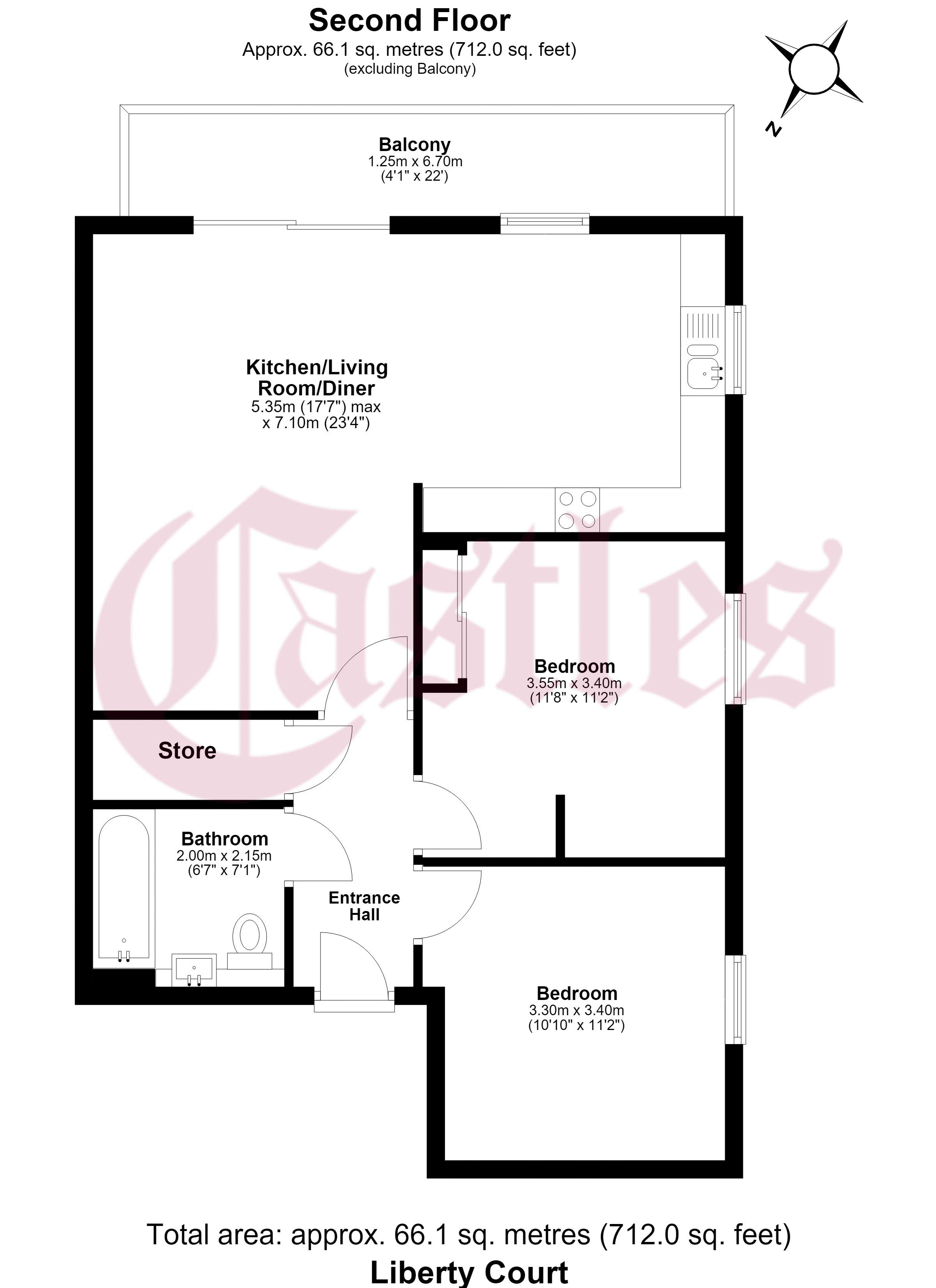 23, Liberty Court, Waltham Abbey floorplan