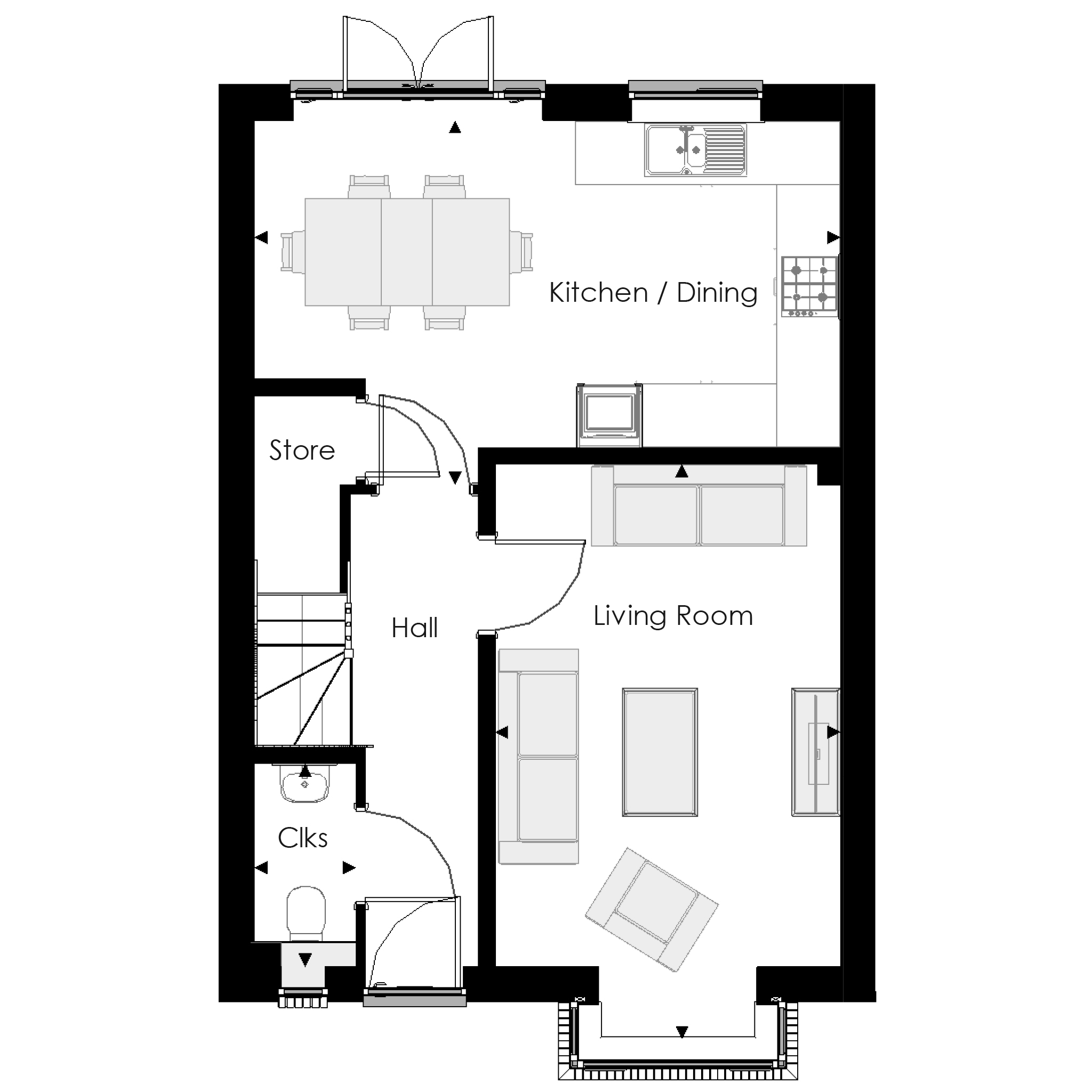23, Station Lane, Pelton Lane Ends, Pelton floorplan