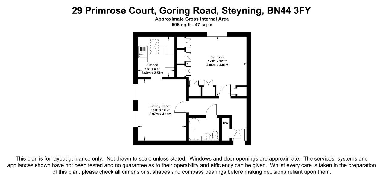29, Primrose Court, Steyning floorplan