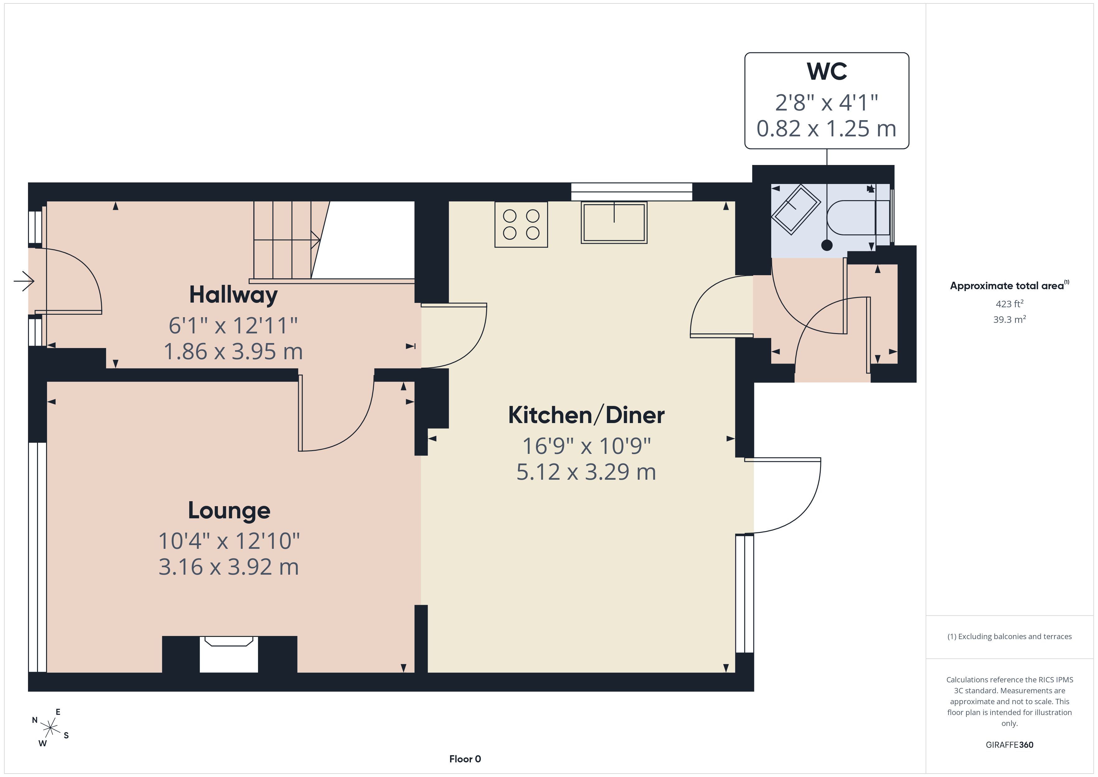 17, Heathcombe Road, Bridgwater floorplan