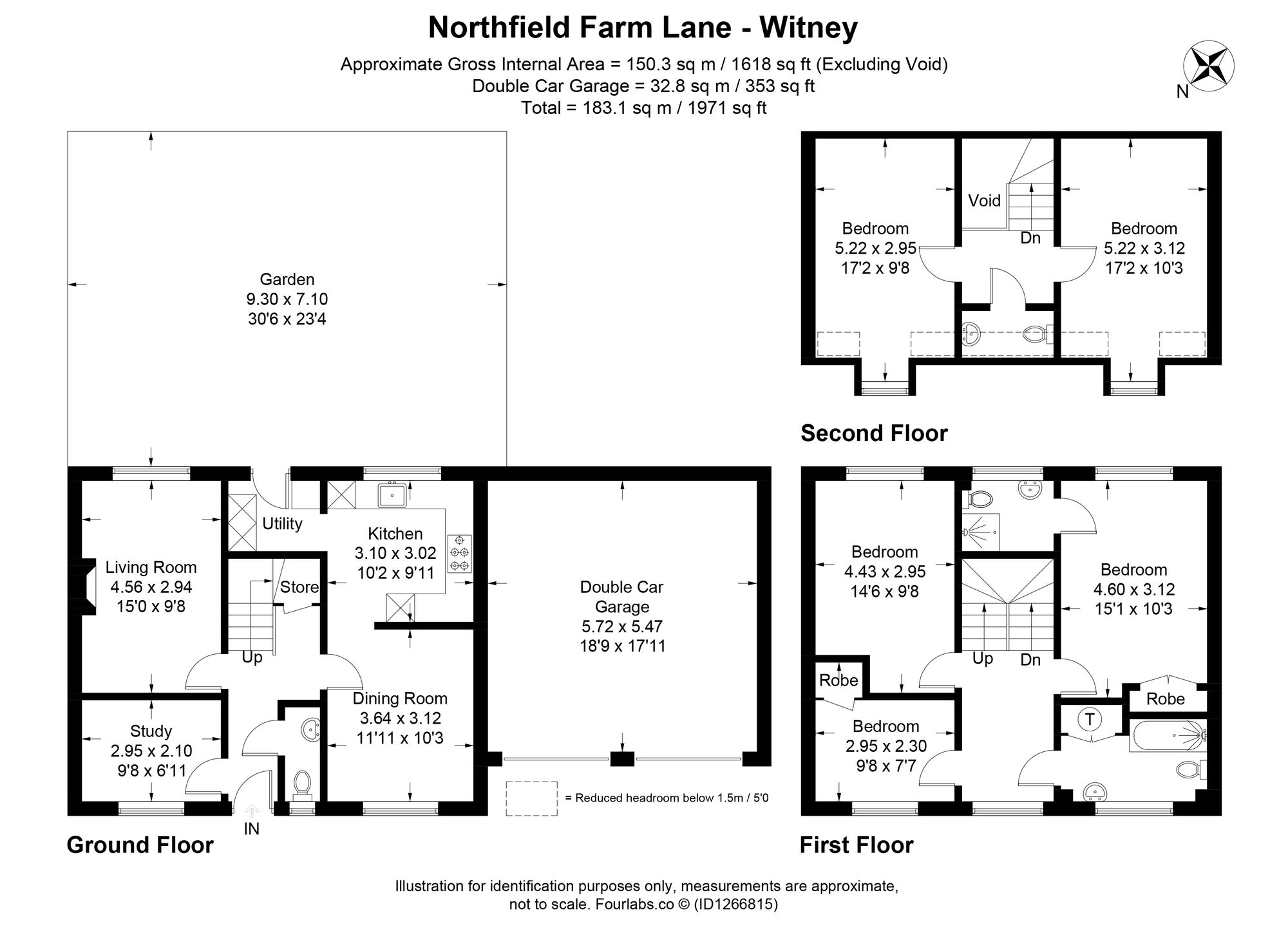 5 Northfield Farm Lane, Witney floorplan