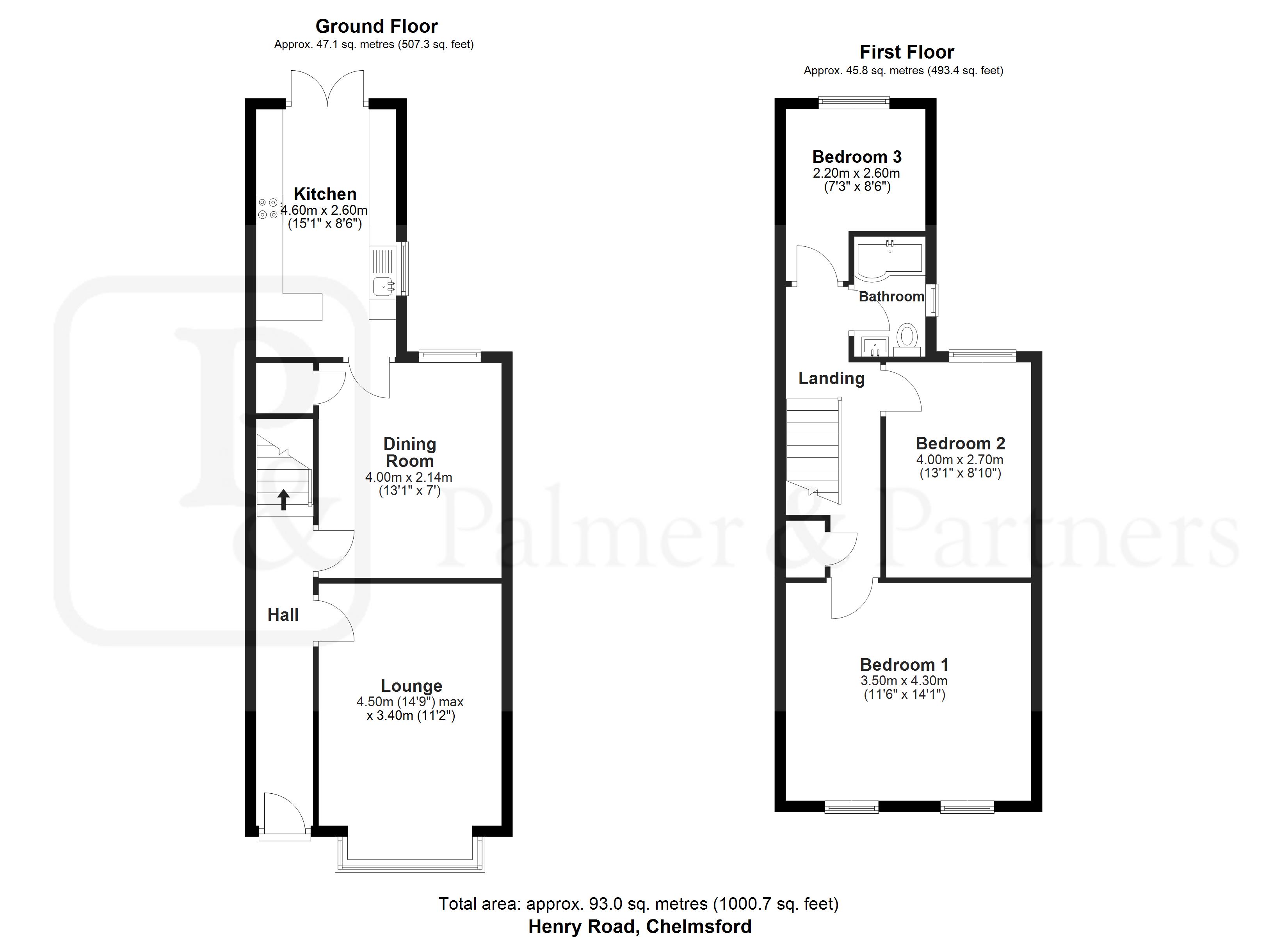 29, Henry Road, Essex floorplan