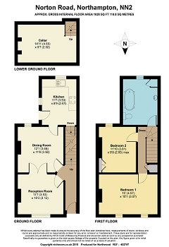 2 Bedrooms Terraced house for sale in Norton Road, Northampton NN2