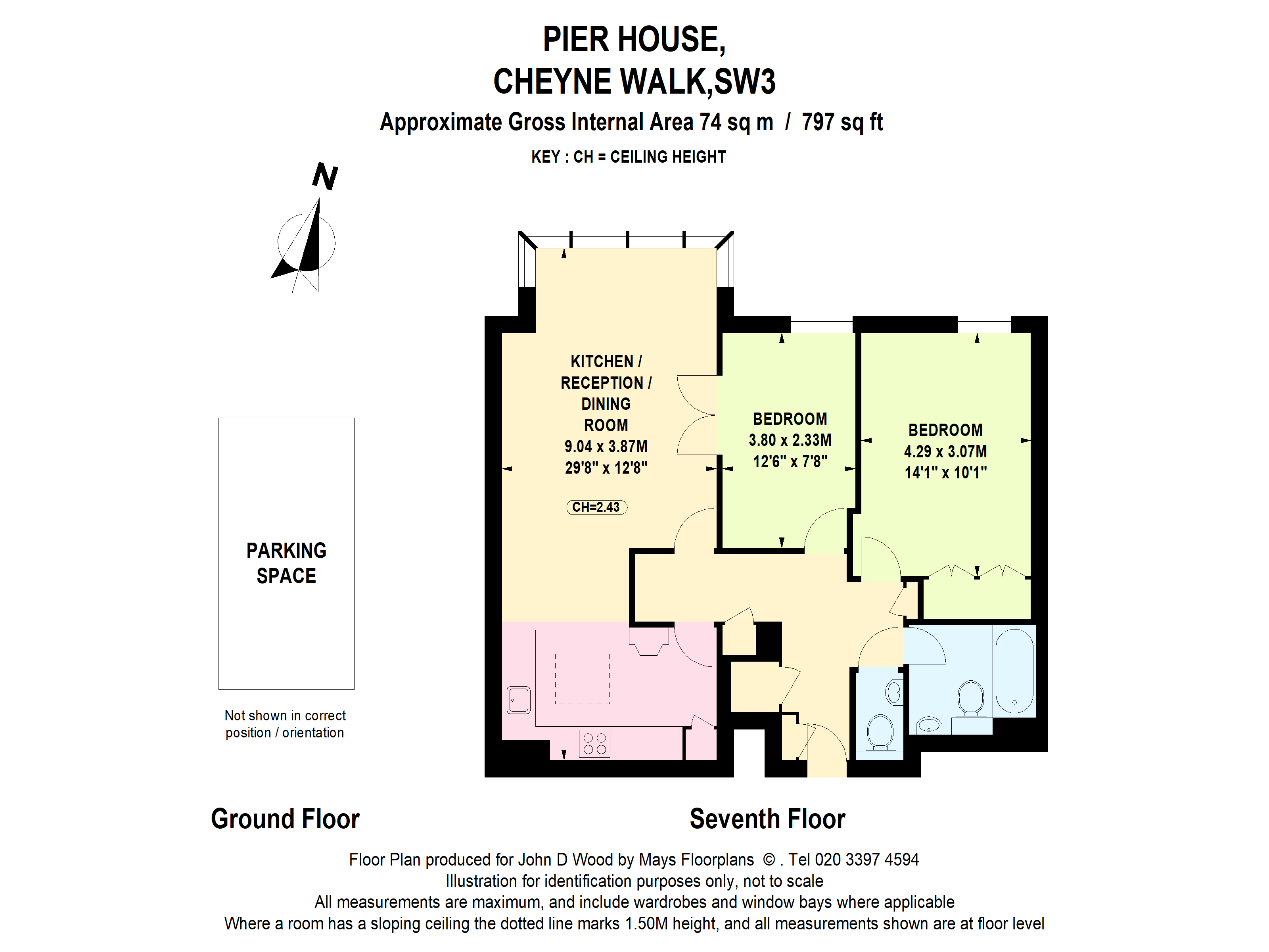 134 Pier House, 31, Cheyne Walk, London floorplan