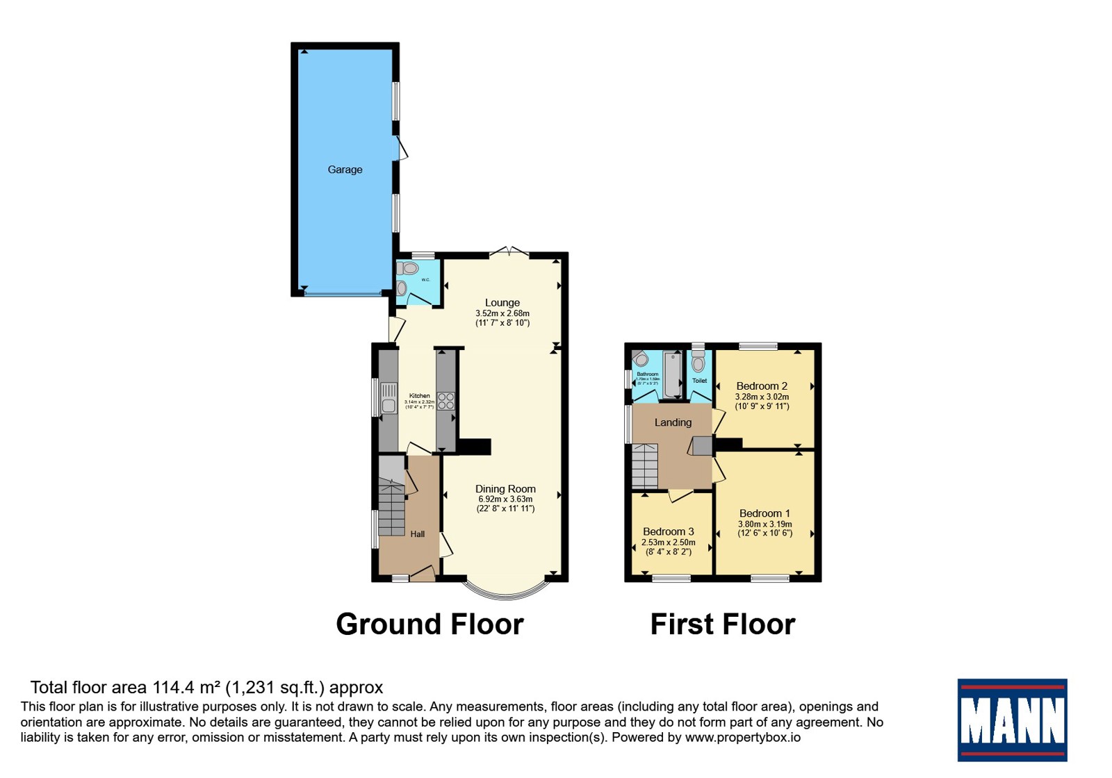 81, Park Way, Kent floorplan