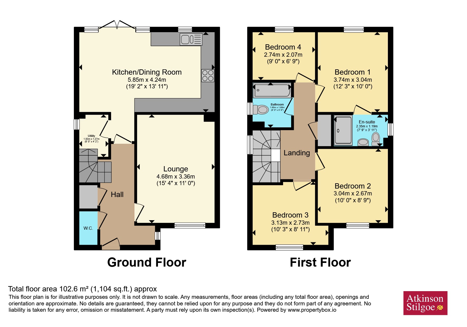 Plot 360, The Kingsley, Brook View, Coventry floorplan