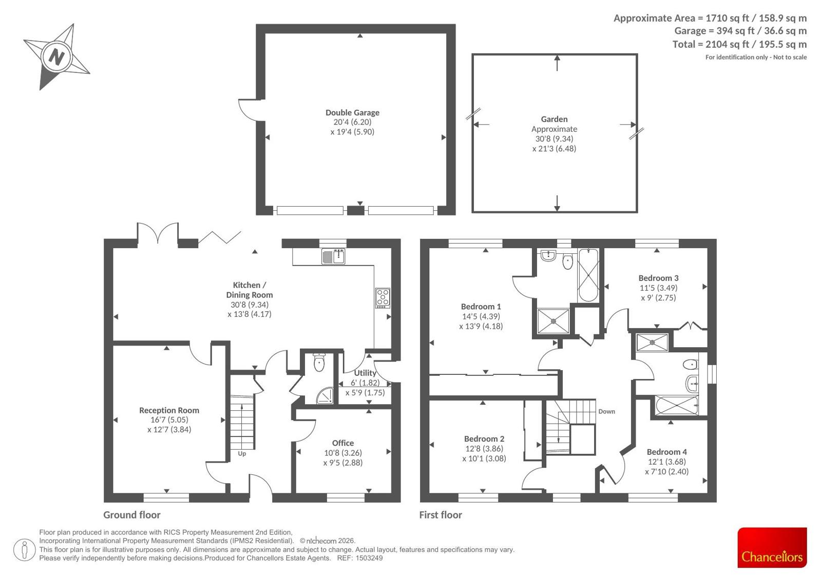 5, Rye Gardens, Abingdon floorplan