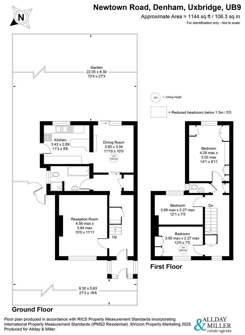 27, Newtown Road, Uxbridge floorplan