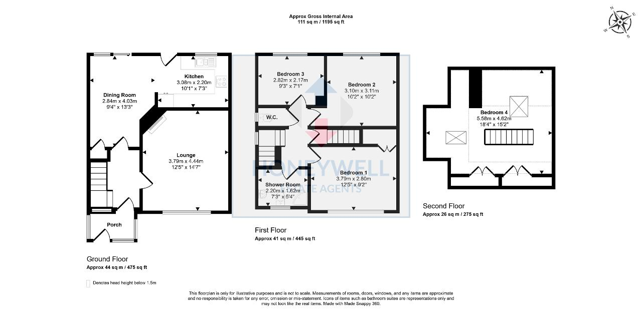 23, Windsor Avenue, Clitheroe floorplan
