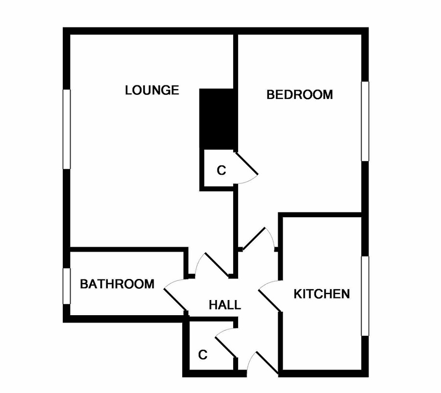 1 Bedrooms Flat for sale in Forthview, Bannockburn FK7