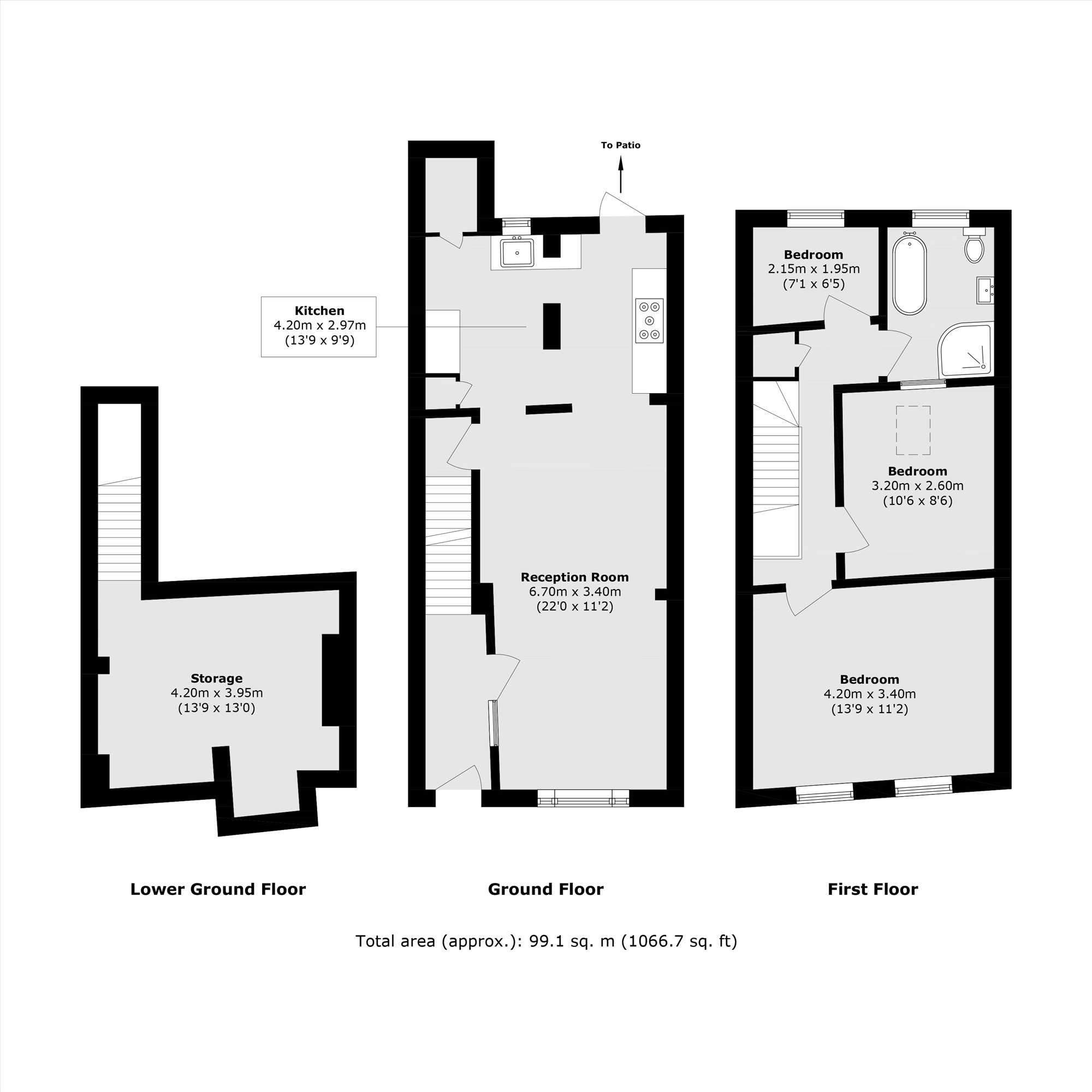 2A, Wilton Way, London floorplan