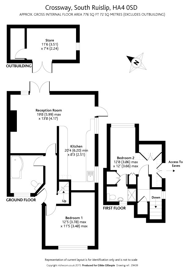 2 Bedrooms Bungalow for sale in Crossway, South Ruislip, Middlesex HA4