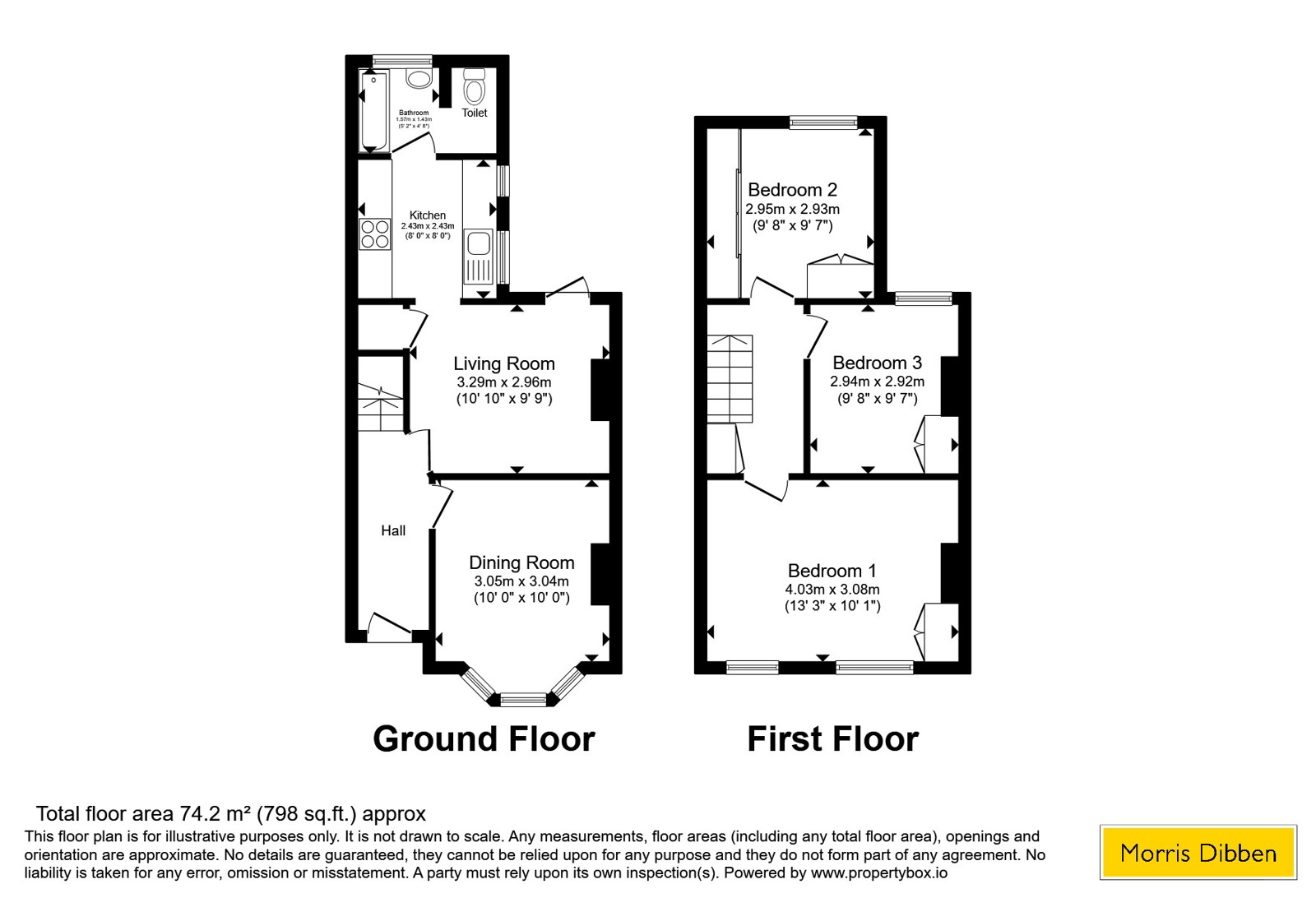95, Norham Avenue, Hampshire floorplan