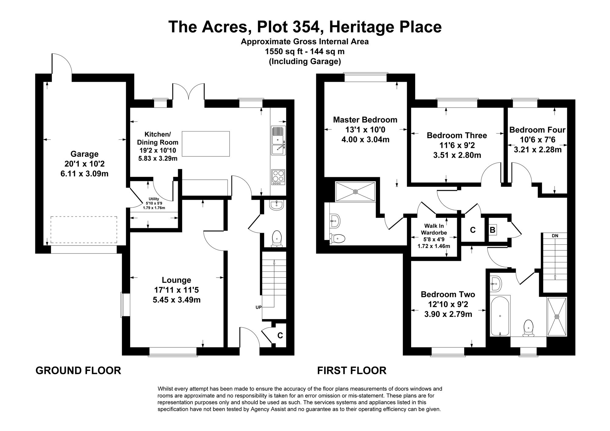 354, The Acres, Heritage Place, Eastleigh floorplan