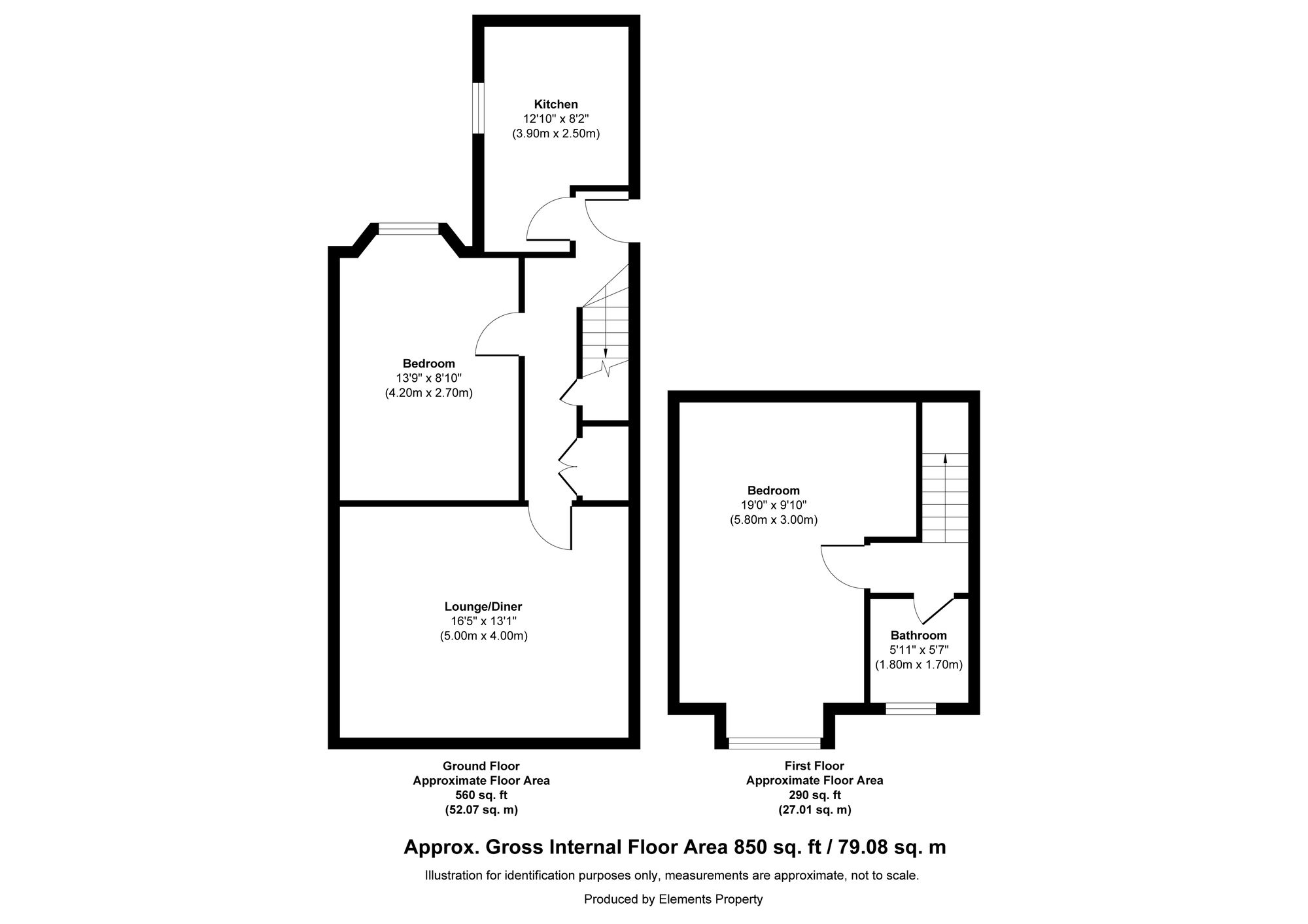 14 Roxburgh Street, Grangemouth floorplan