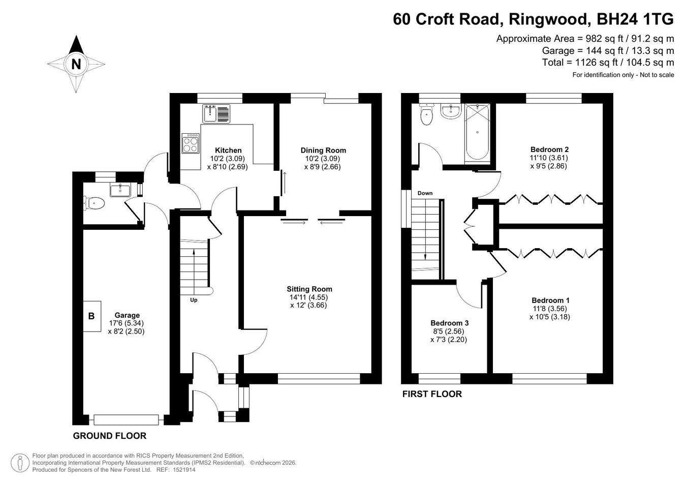 60, Croft Road, Ringwood floorplan