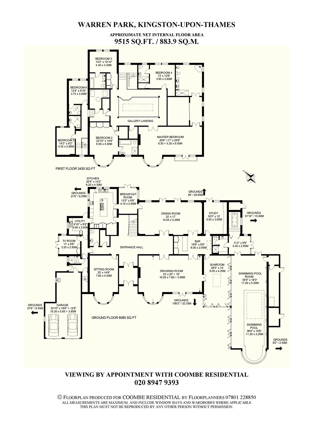 7 Bedrooms Detached house for sale in Warren Park, Kingston Upon Thames, Surrey KT2