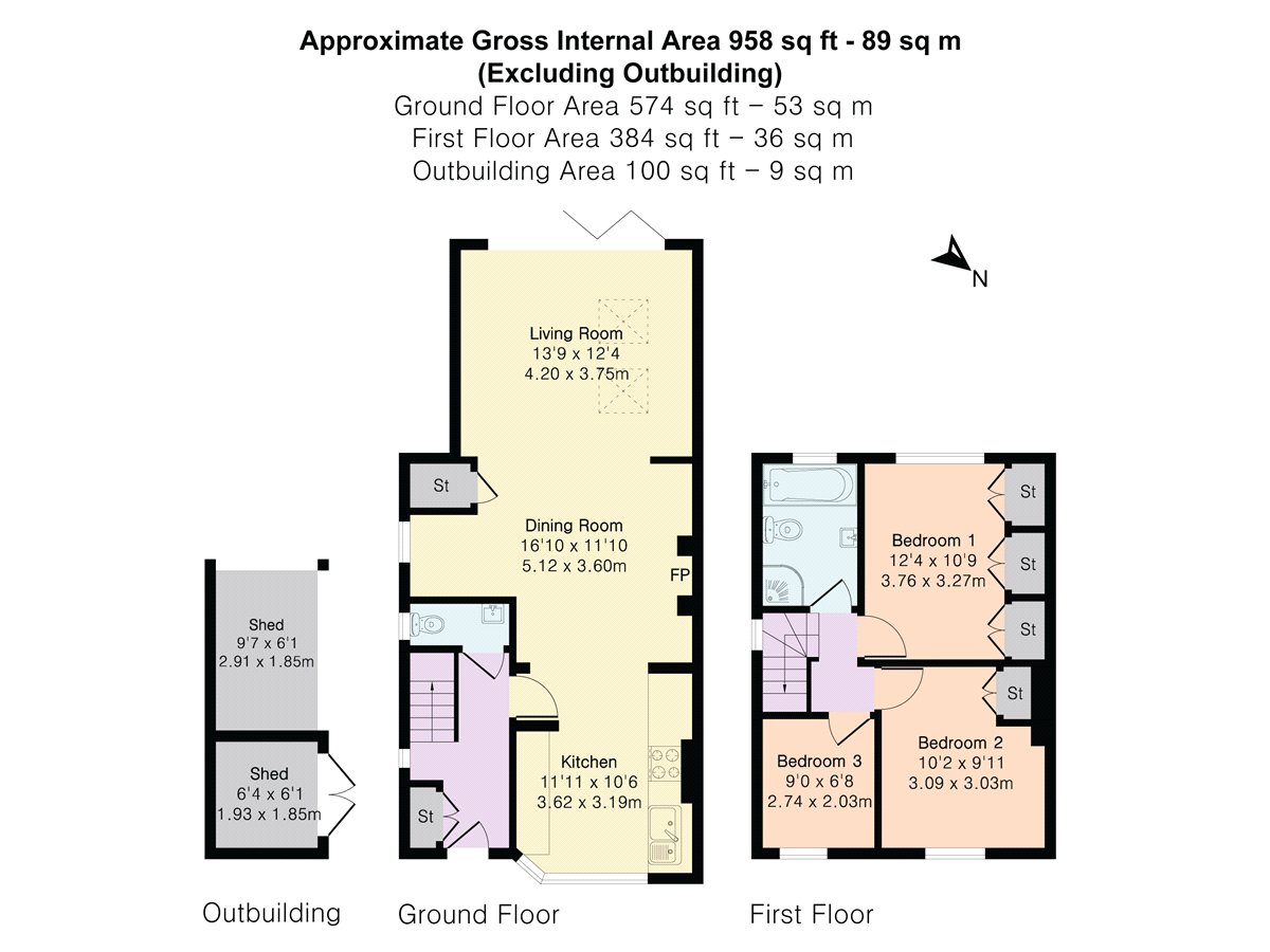 77, Bagley Close, Oxford floorplan