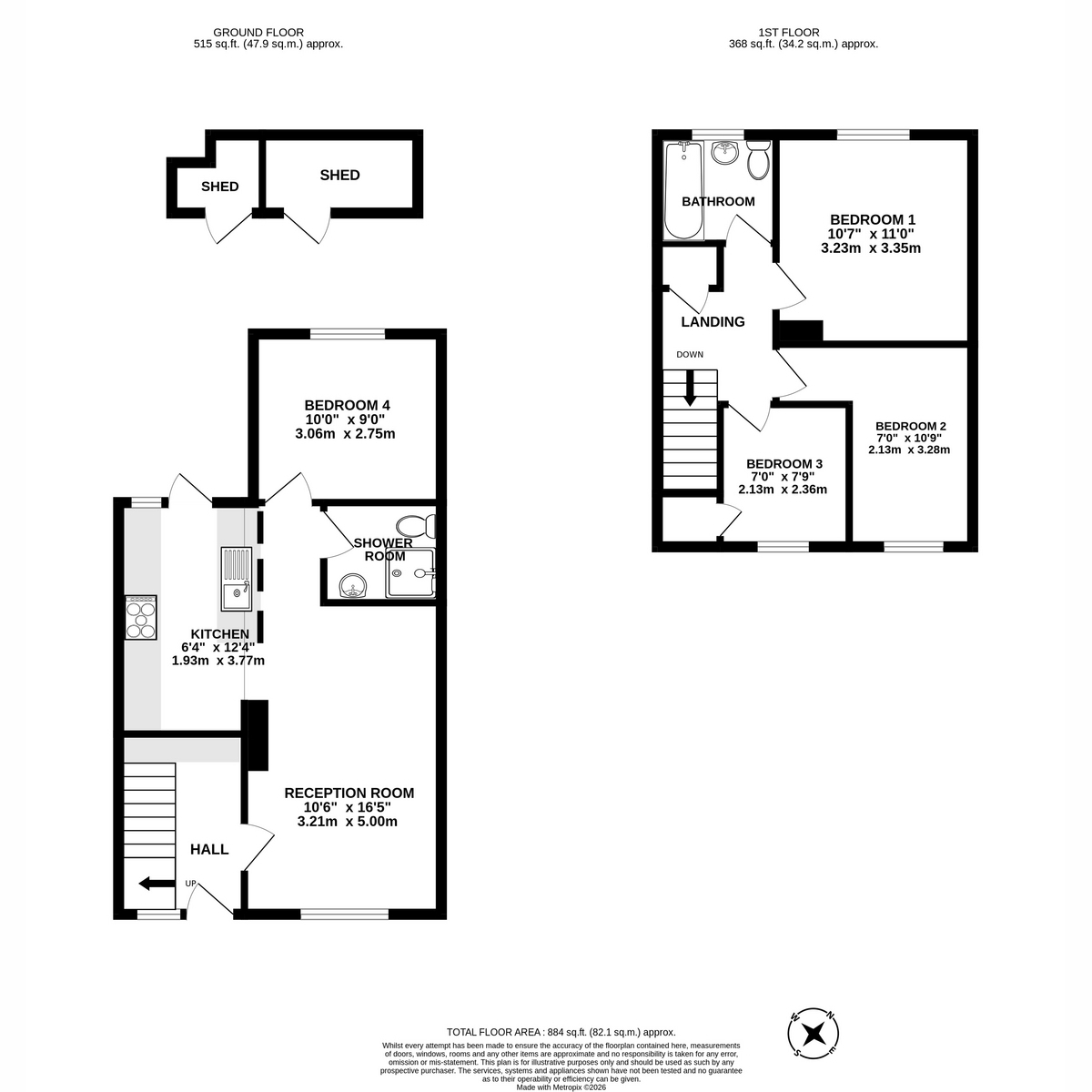 24, Chaucer Road, Farnborough floorplan