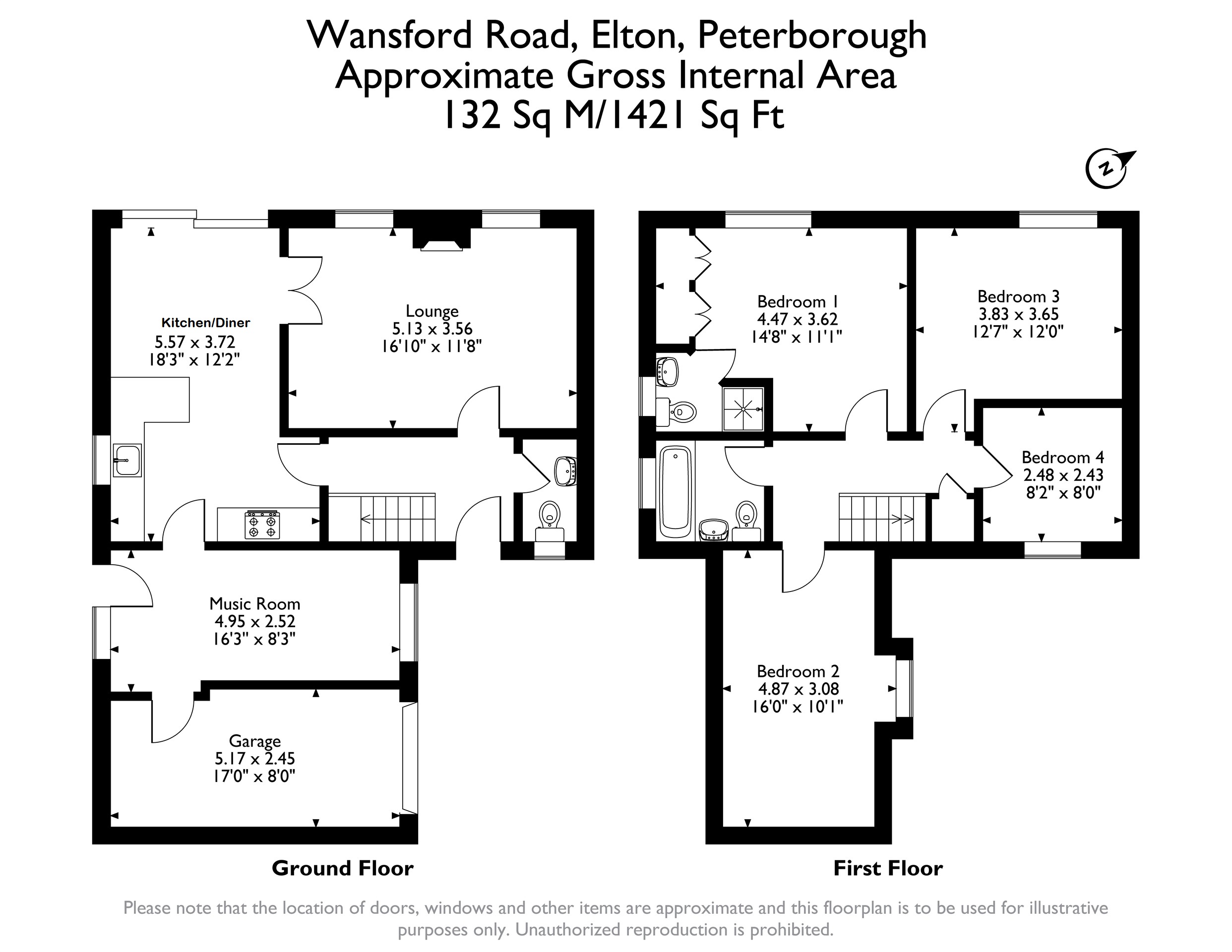 23, Wansford Road, Peterborough floorplan