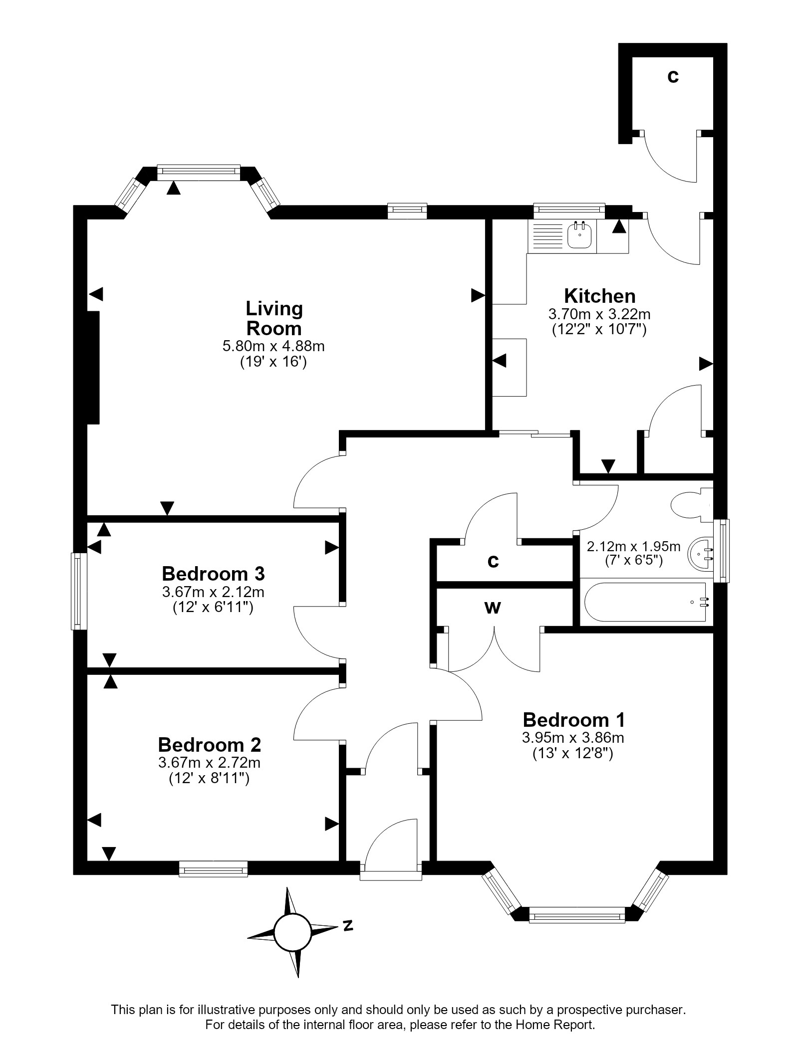 13, Craigmount Avenue North, Corstorphine, Edinburgh floorplan
