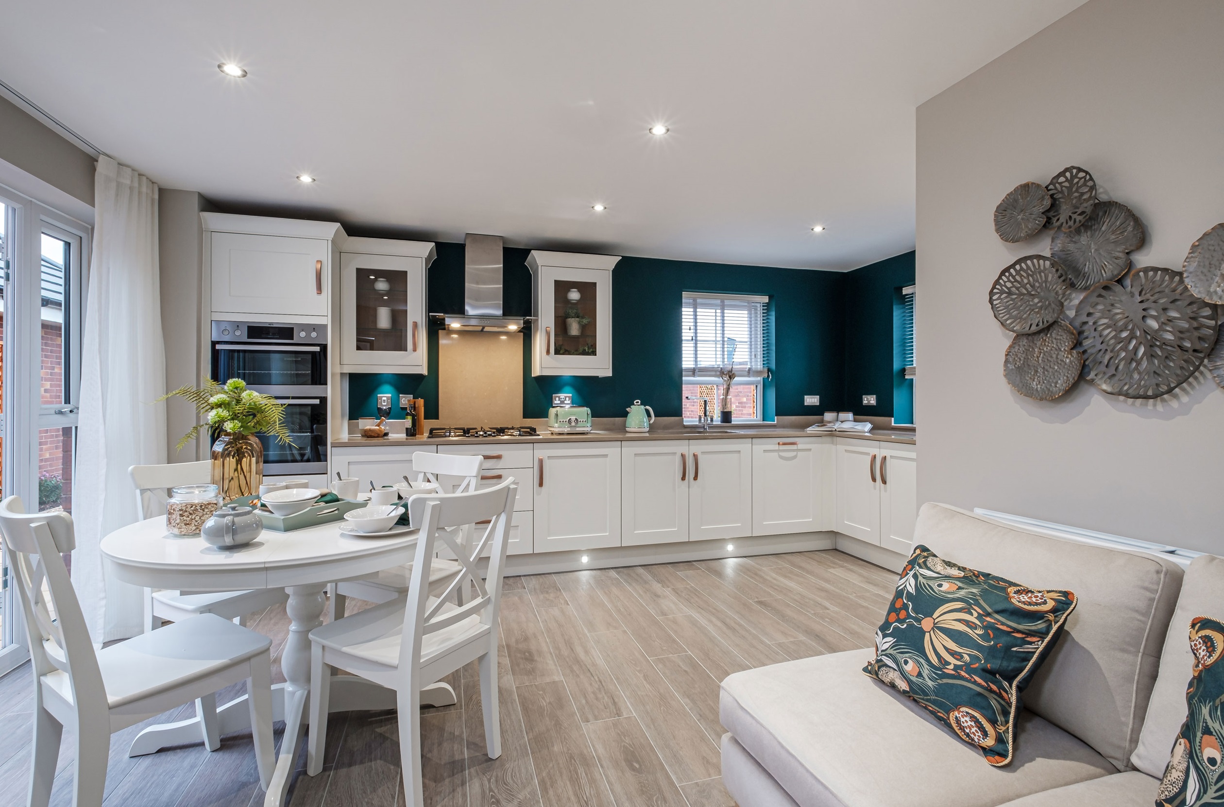Property 2 of 9. Interior View Of The Kitchen &amp; Dining In Our 4 Bed Alnmouth
