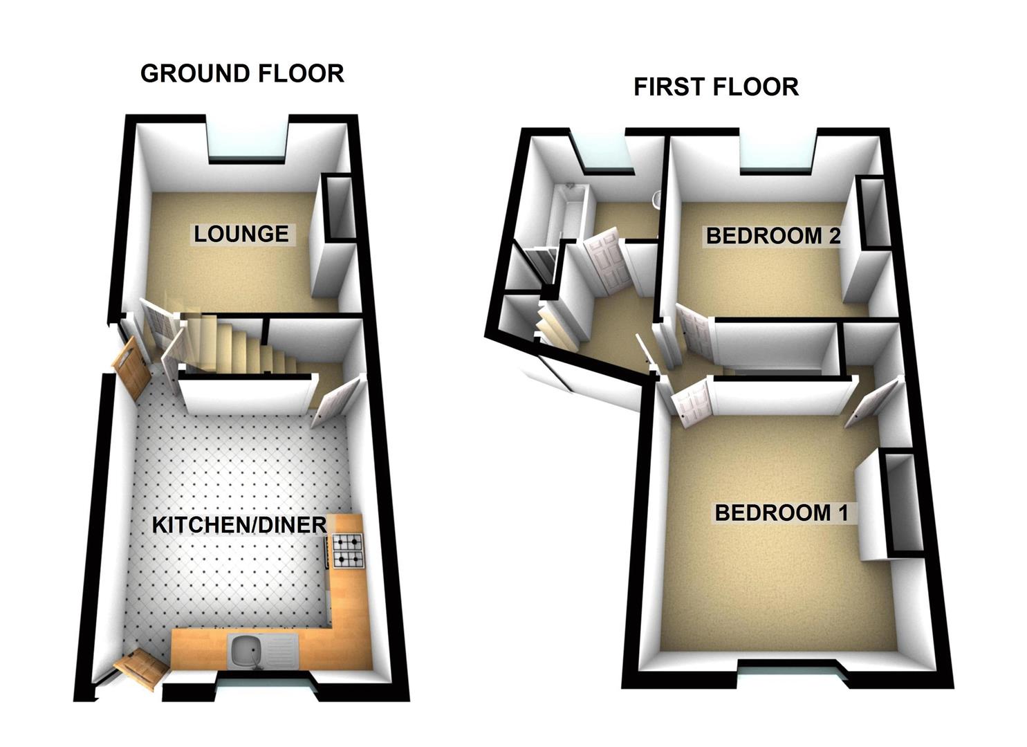 East Street, Quarry Bank, Brierley Hill DY5, 2 bedroom terraced house