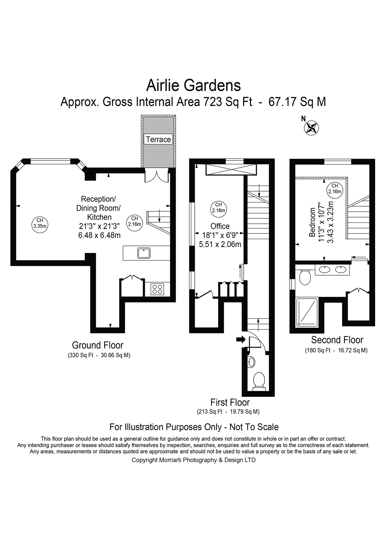 B1, 14, Airlie Gardens, London floorplan