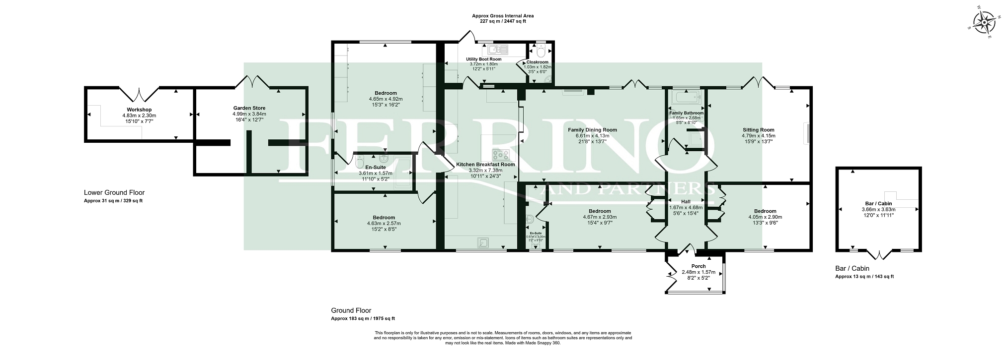 Eagles Rest, Wigpool, Mitcheldean floorplan