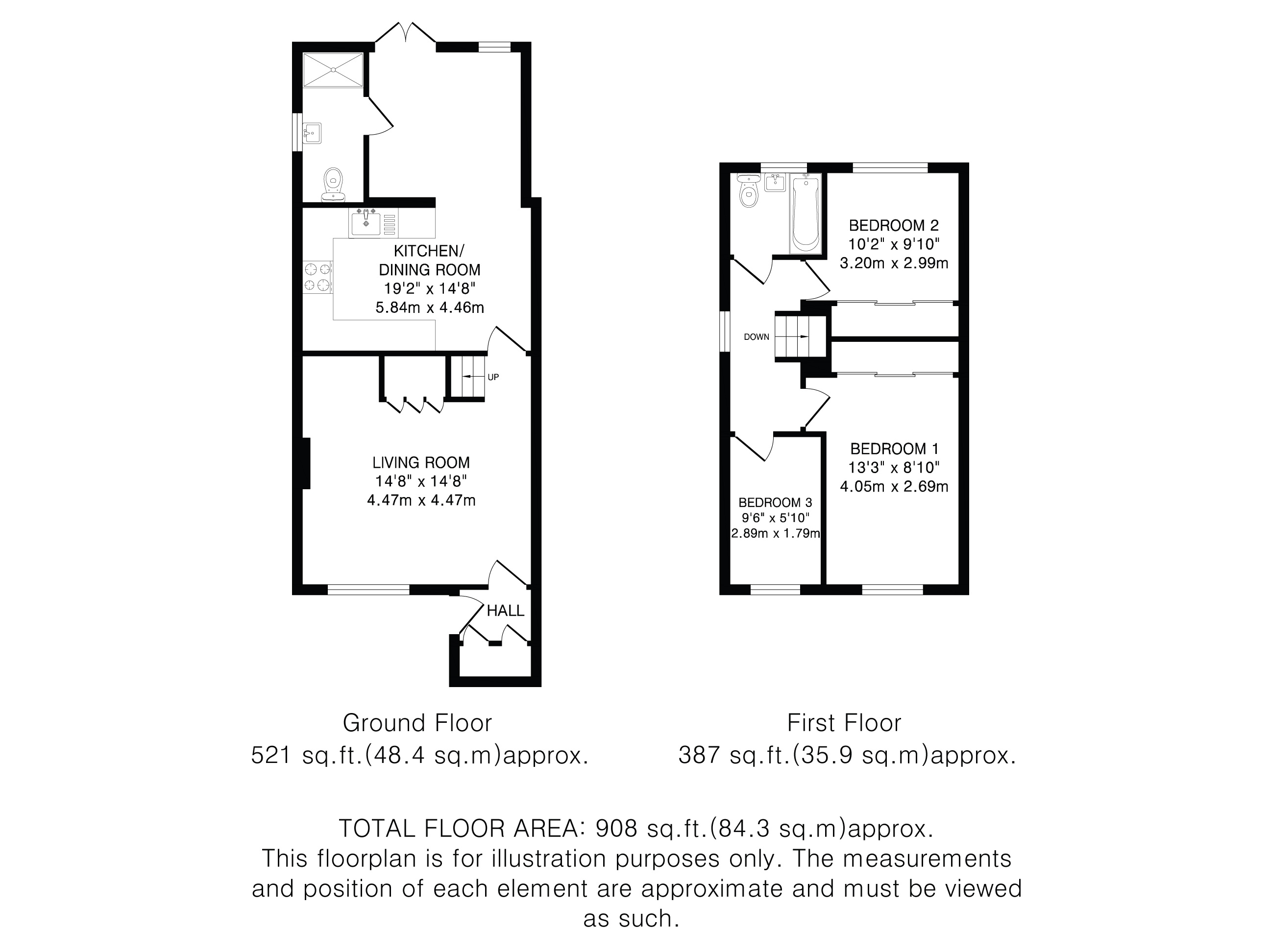 59, Lords Wood, Hertfordshire floorplan