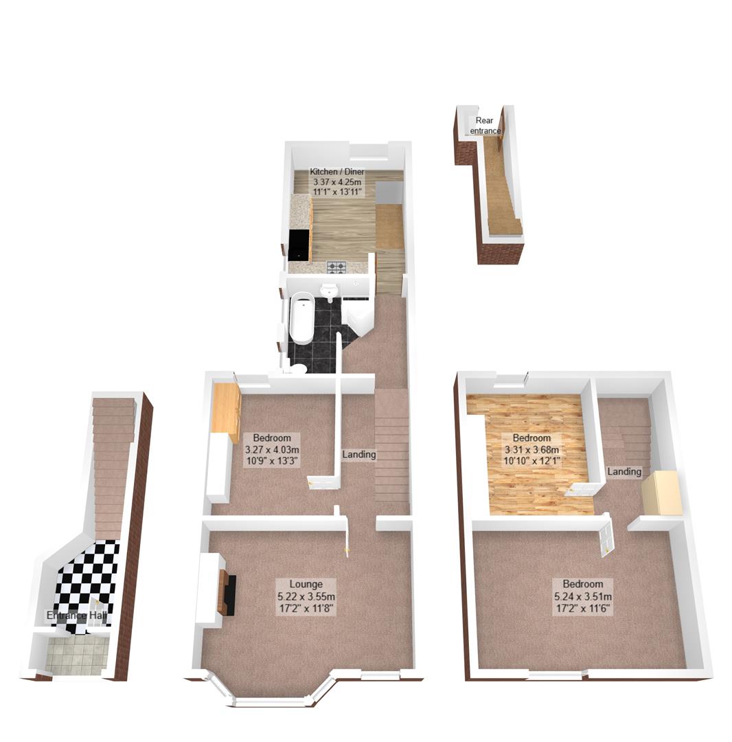 142b, Llandaff Road, Cardiff floorplan