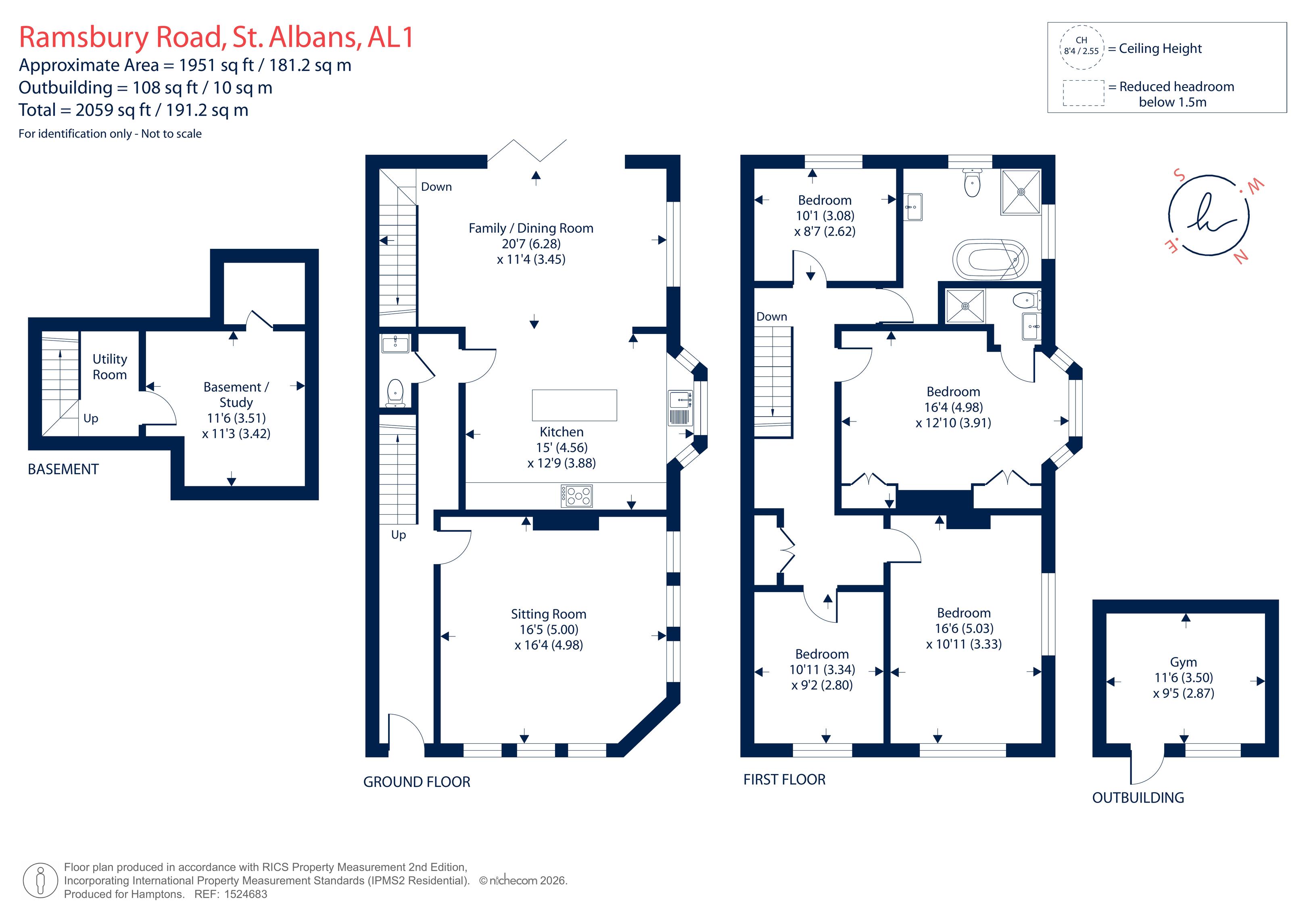 13, Ramsbury Road, St. Albans floorplan