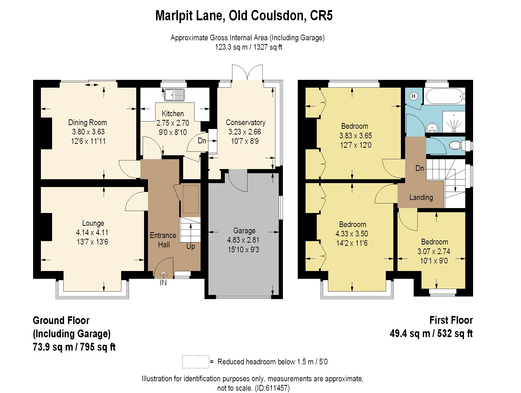 3 bed semidetached house for sale in Marlpit Lane, Coulsdon CR5 Zoopla