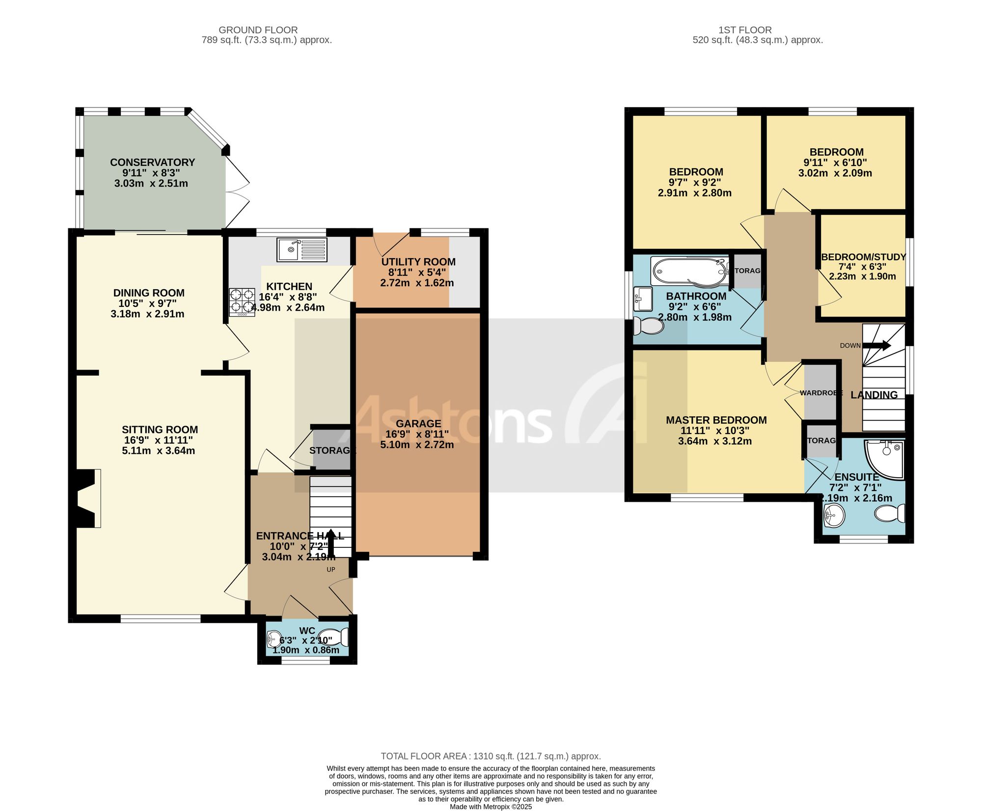8 Hickory Close, Warrington floorplan