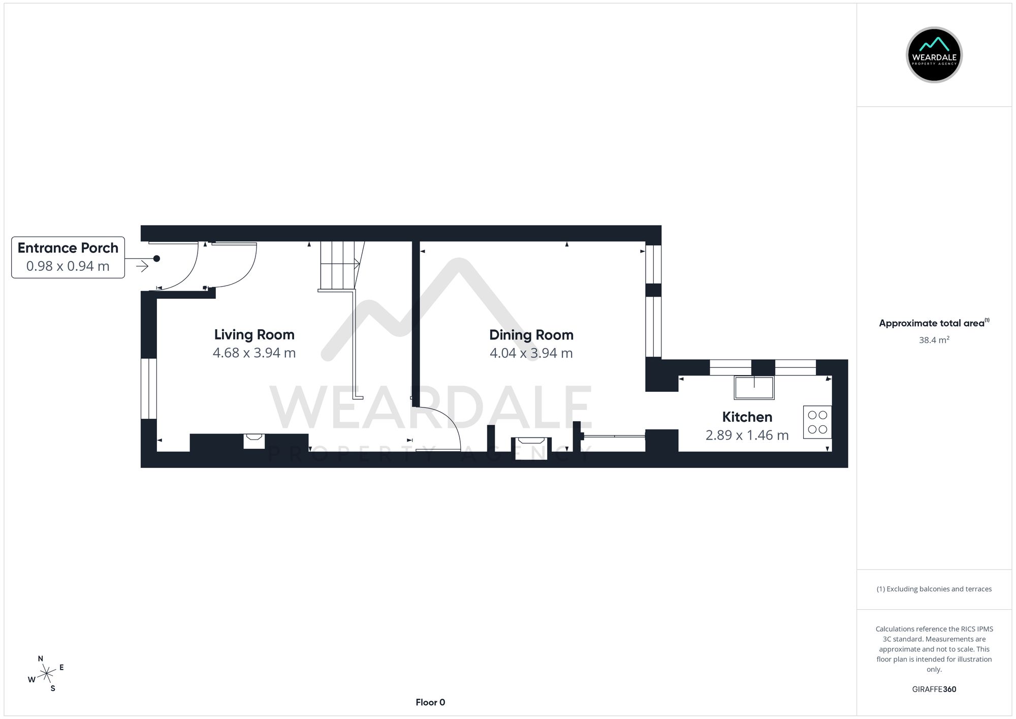 3 Belle Vue, Bishop Auckland floorplan