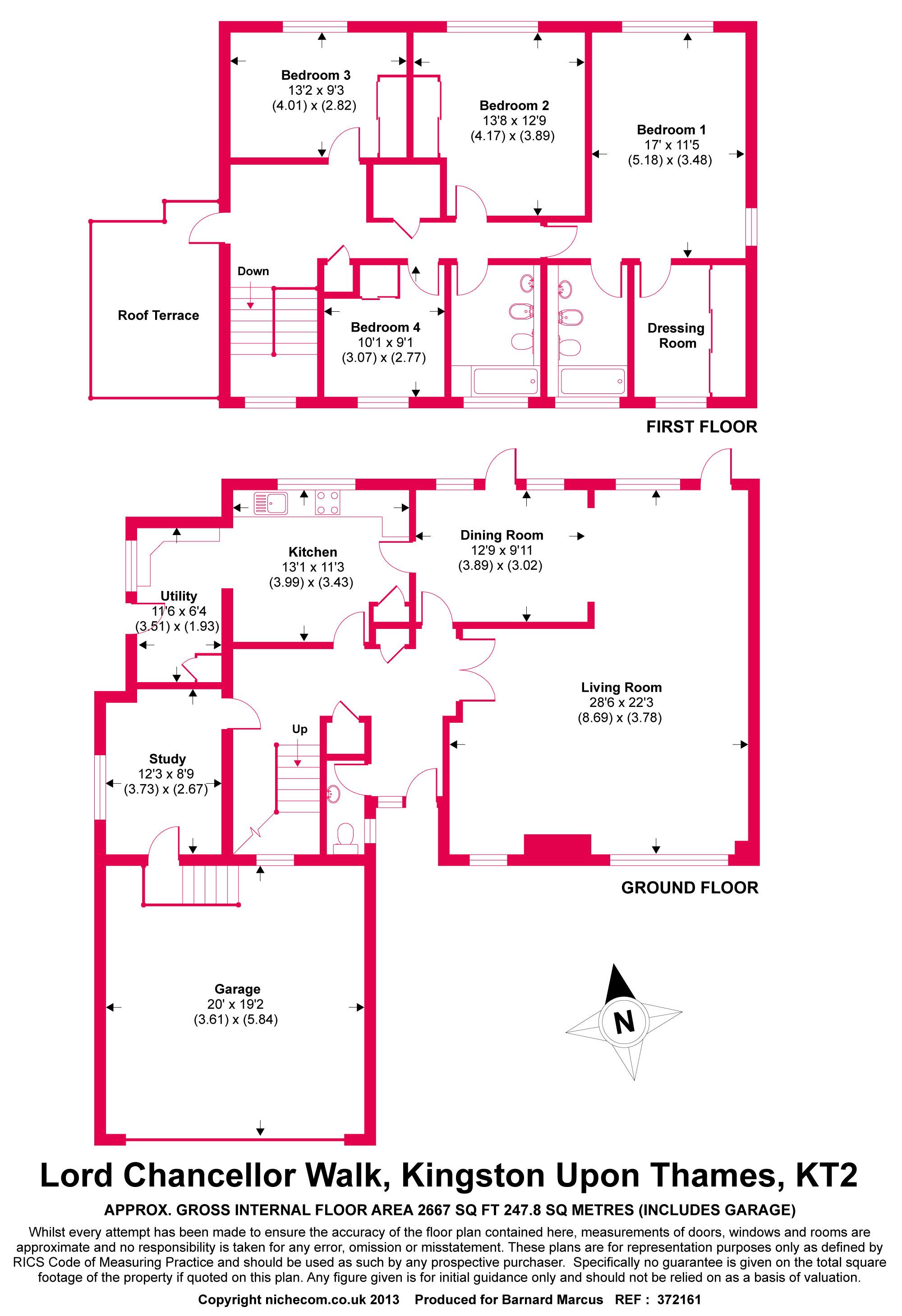 4 Bedrooms  to rent in Lord Chancellor Walk, Coombe, Kingston Upon Thames KT2