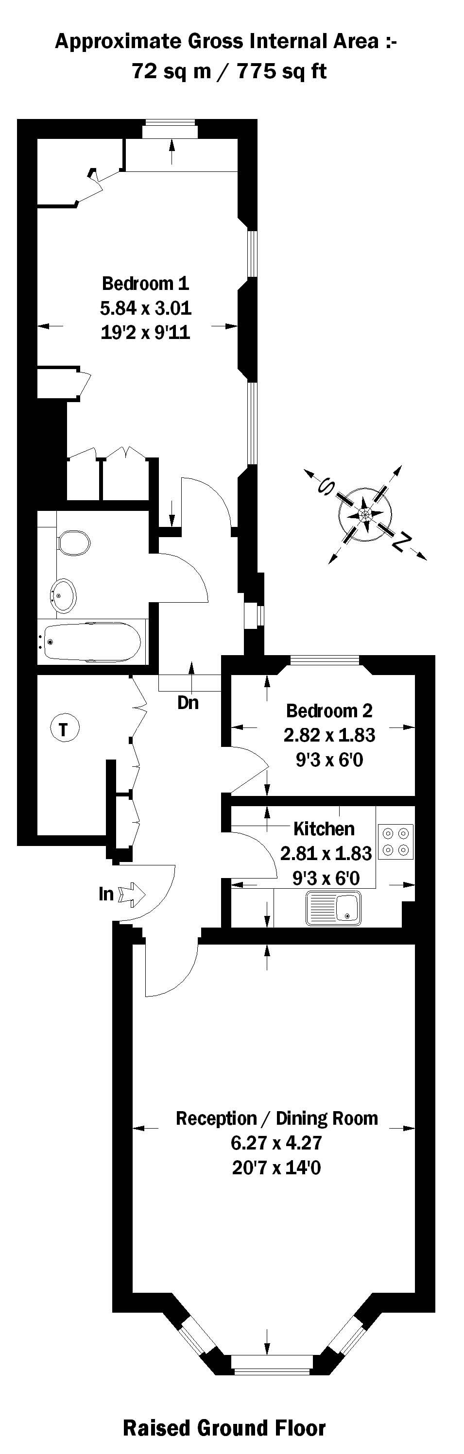 2 Bedrooms Flat to rent in Cheniston Gardens, London W8