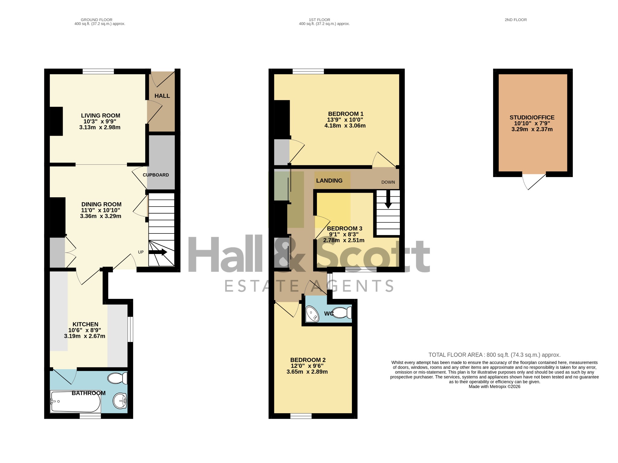 23 Mill Street, Ottery St Mary floorplan