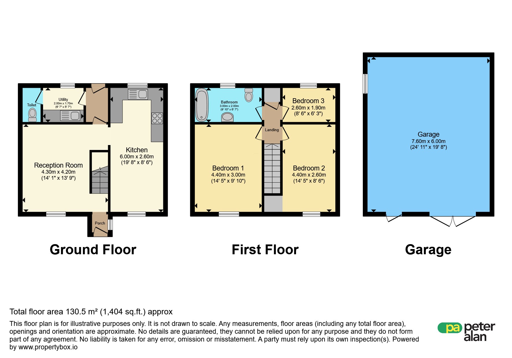 1, Brynhyfryd, Bridgend floorplan