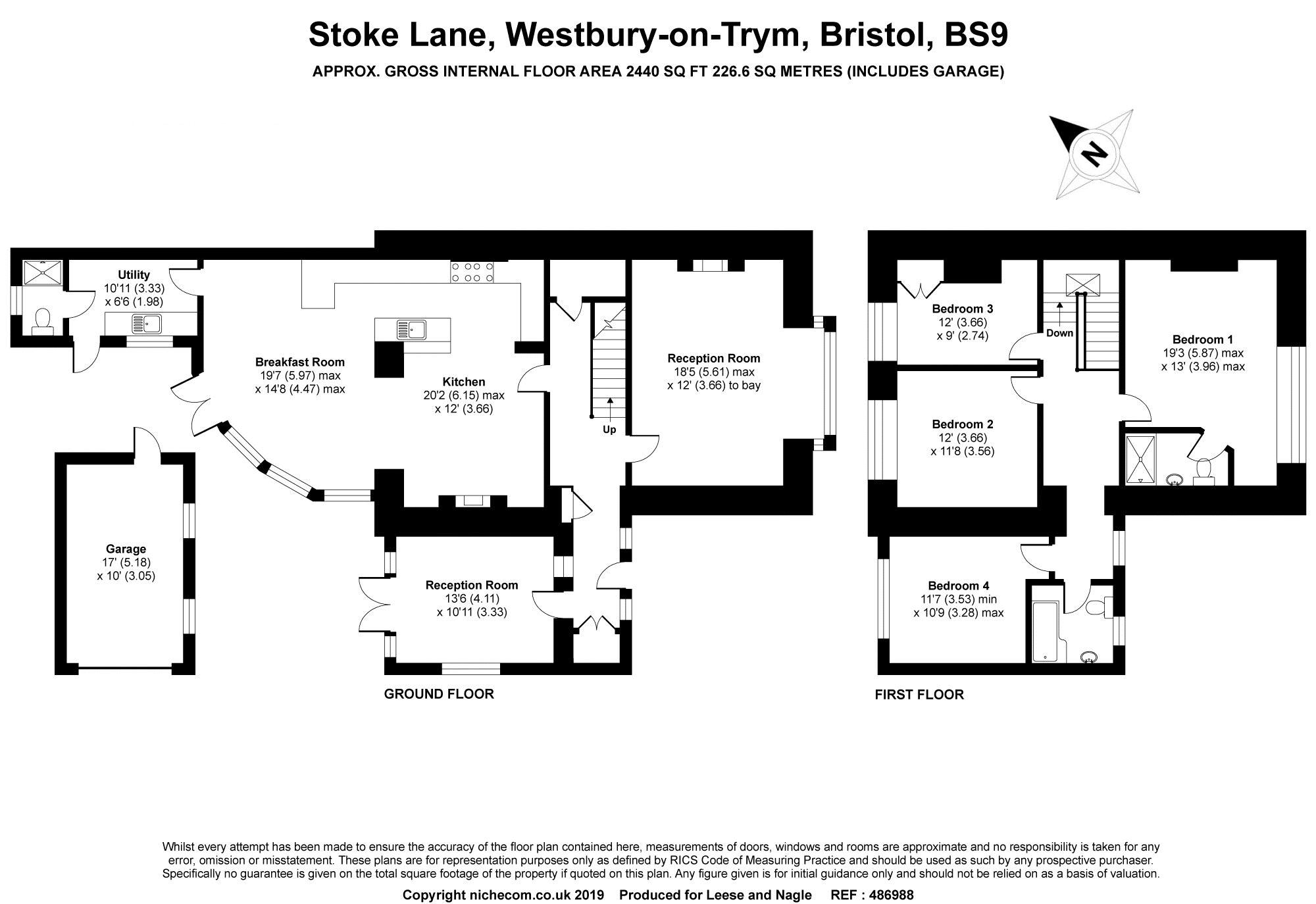 4 Bedrooms Semi-detached house for sale in Stoke Lane, Westbury-On-Trym, Bristol BS9